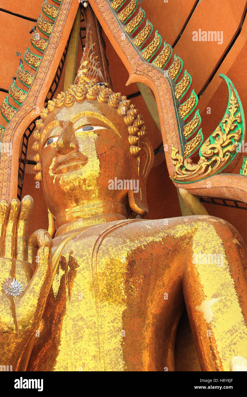 Una grande statua del Buddha in Thailandia Foto Stock