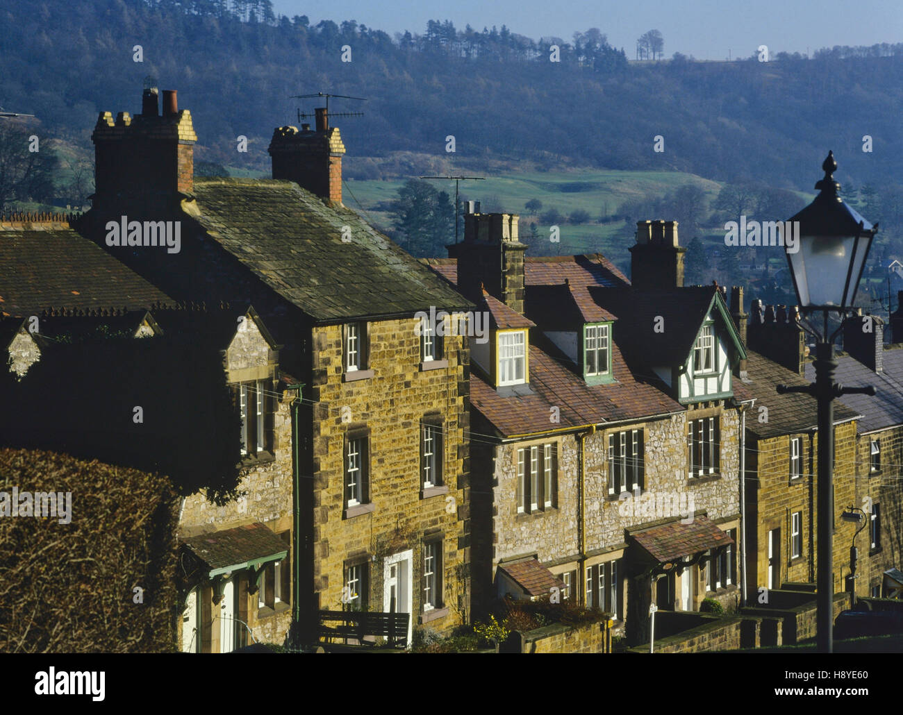 North Church Street, Bakewell, Derbyshire. Il Peak District. In Inghilterra. Regno Unito Foto Stock