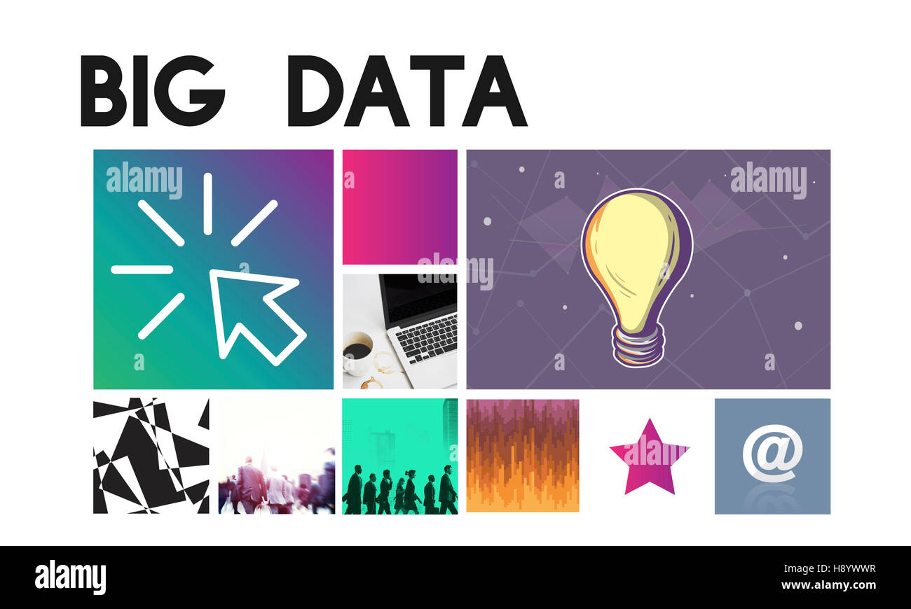 Sito Web Design Software di interfaccia utente Media WWW Concept Foto Stock