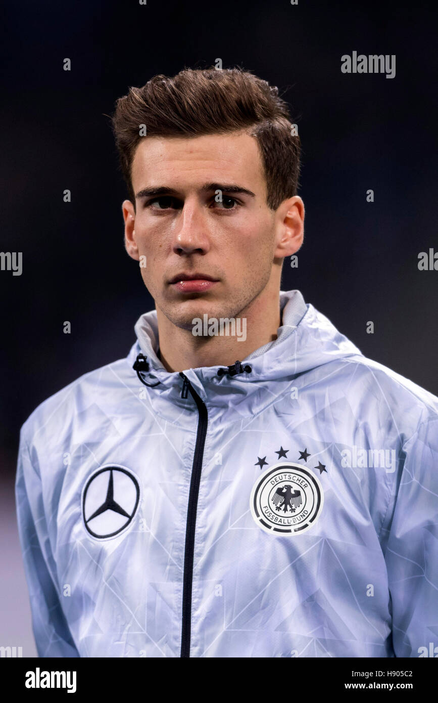 Milano, Italia. Xv Nov, 2016. Leon Goretzka (GER) Calcio/Calcetto : internazionale amichevole tra Italia 0-0 Germania allo Stadio Giuseppe Meazza di Milano, in Italia . © Maurizio Borsari/AFLO/Alamy Live News Foto Stock