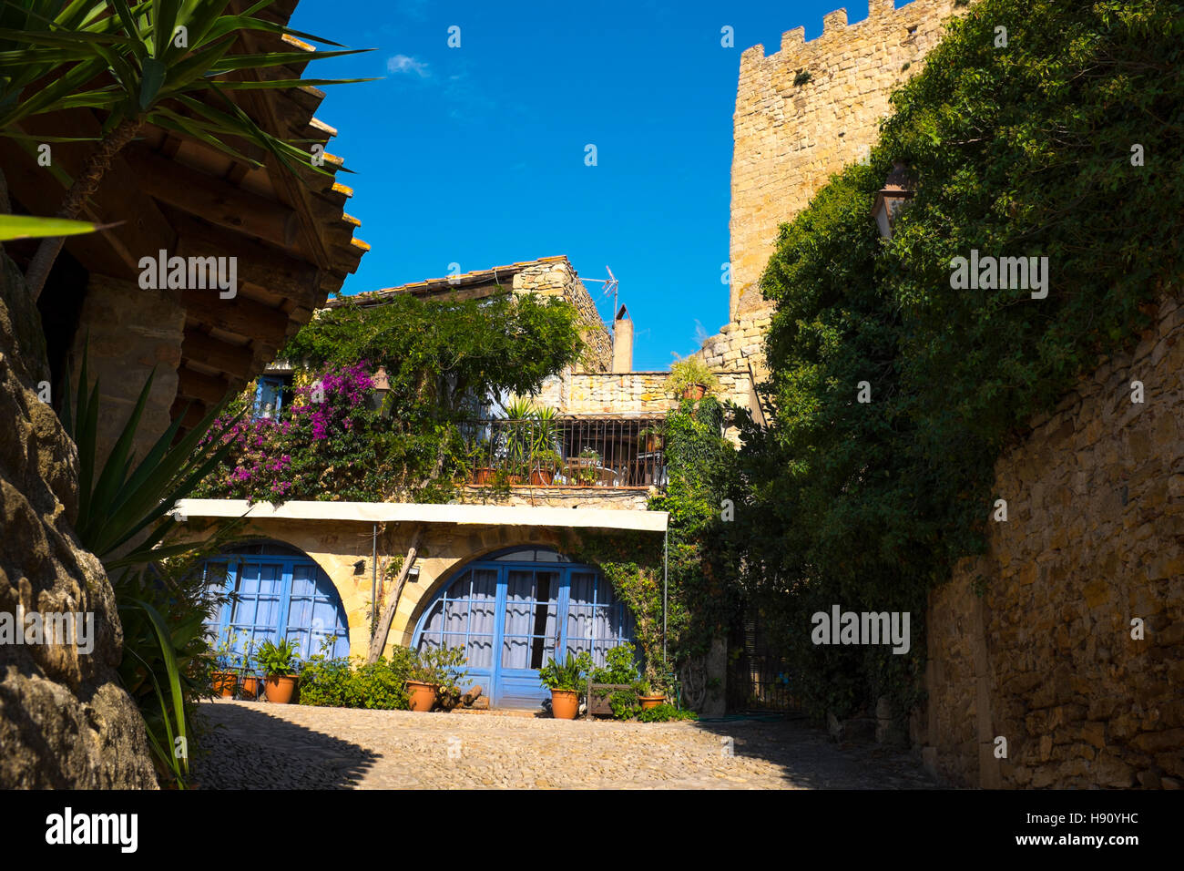 Peratallada, Catalunya Foto Stock