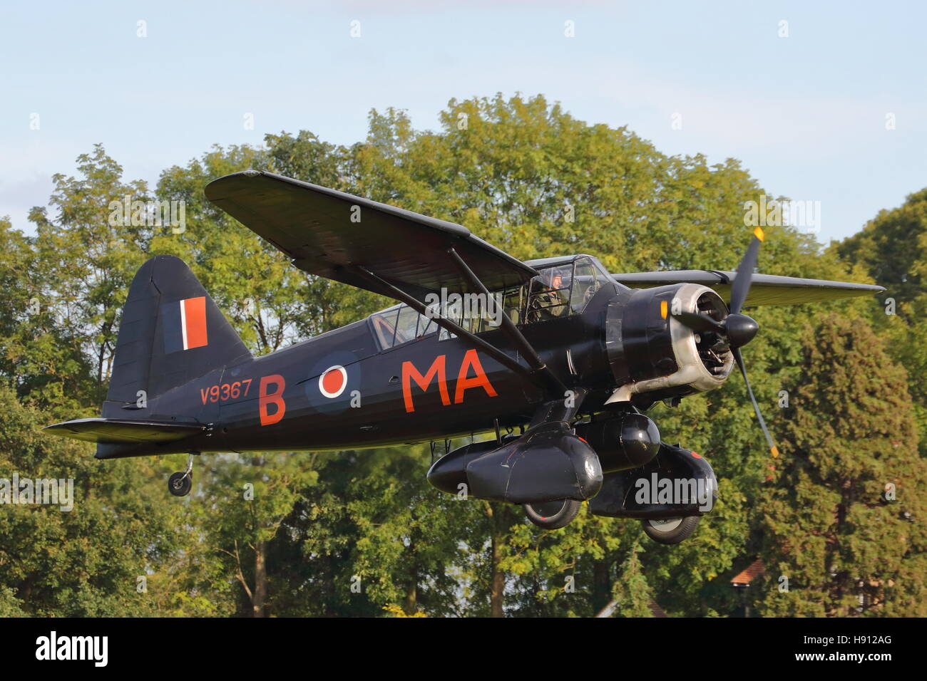 Westland Lysander Mk III ad un Air Show a Old Warden, Regno Unito Foto Stock