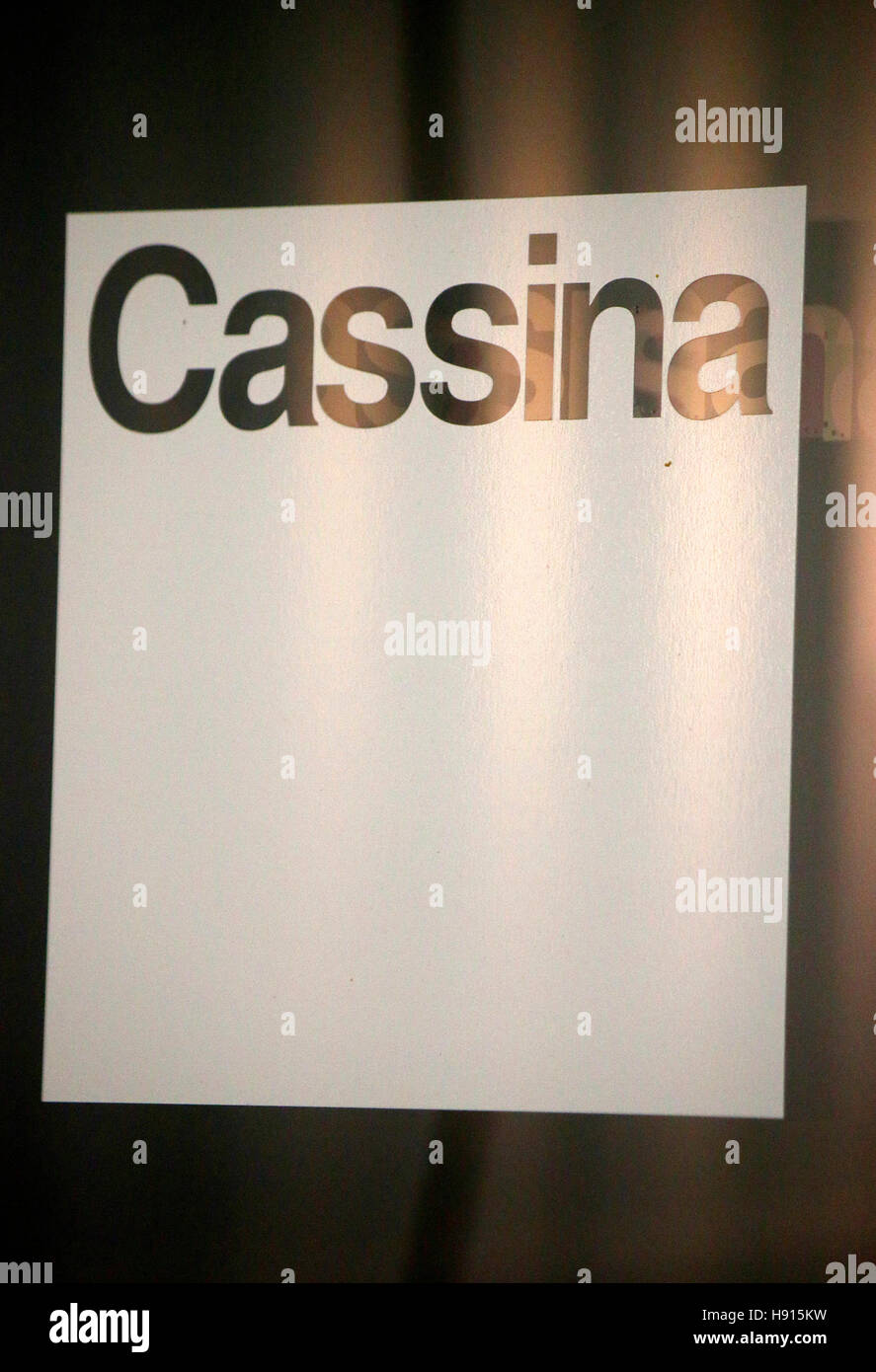 Das Logo der Marke 'Cassina', Berlino. Foto Stock