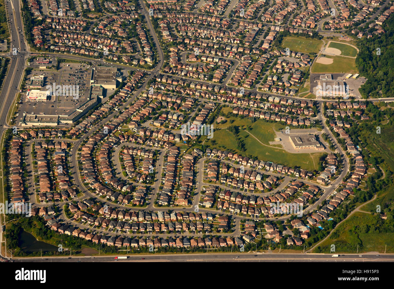 Sobborghi, Seattle Washington, Stati Uniti d'America Foto Stock