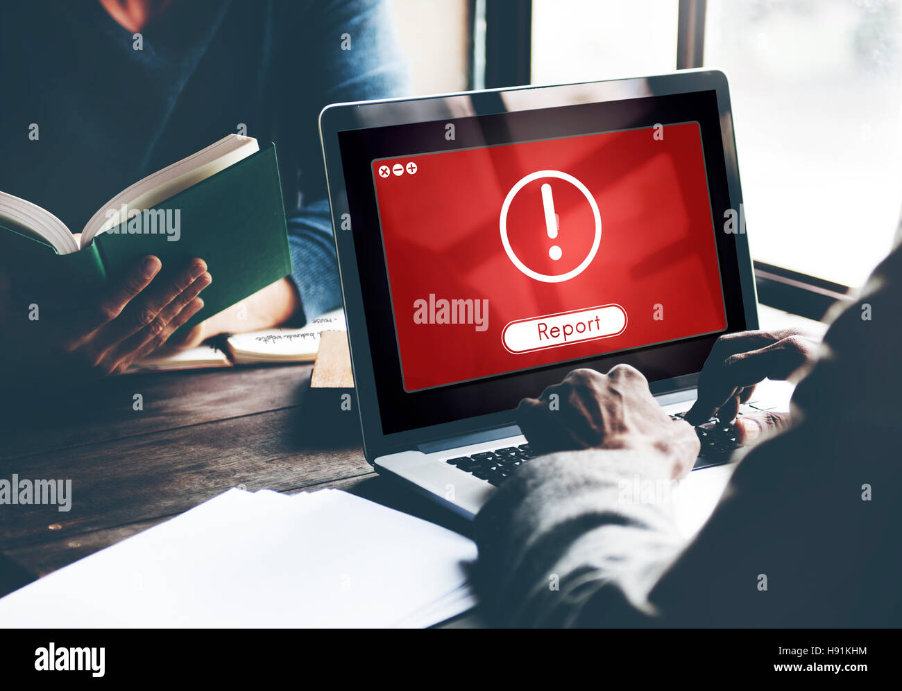 Scollegare il problema di rete del software della tecnologia di concetto Foto Stock