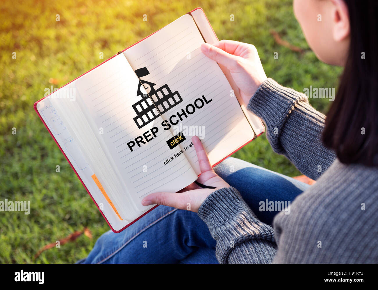 Prep scuola educazione Preparazione Academy Concept Foto Stock