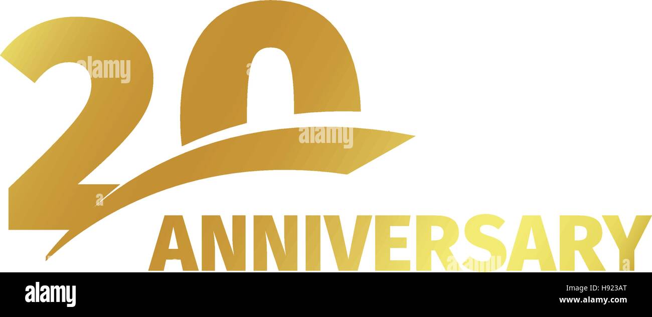 Logo del 20 ° anniversario immagini e fotografie stock ad alta risoluzione  - Alamy