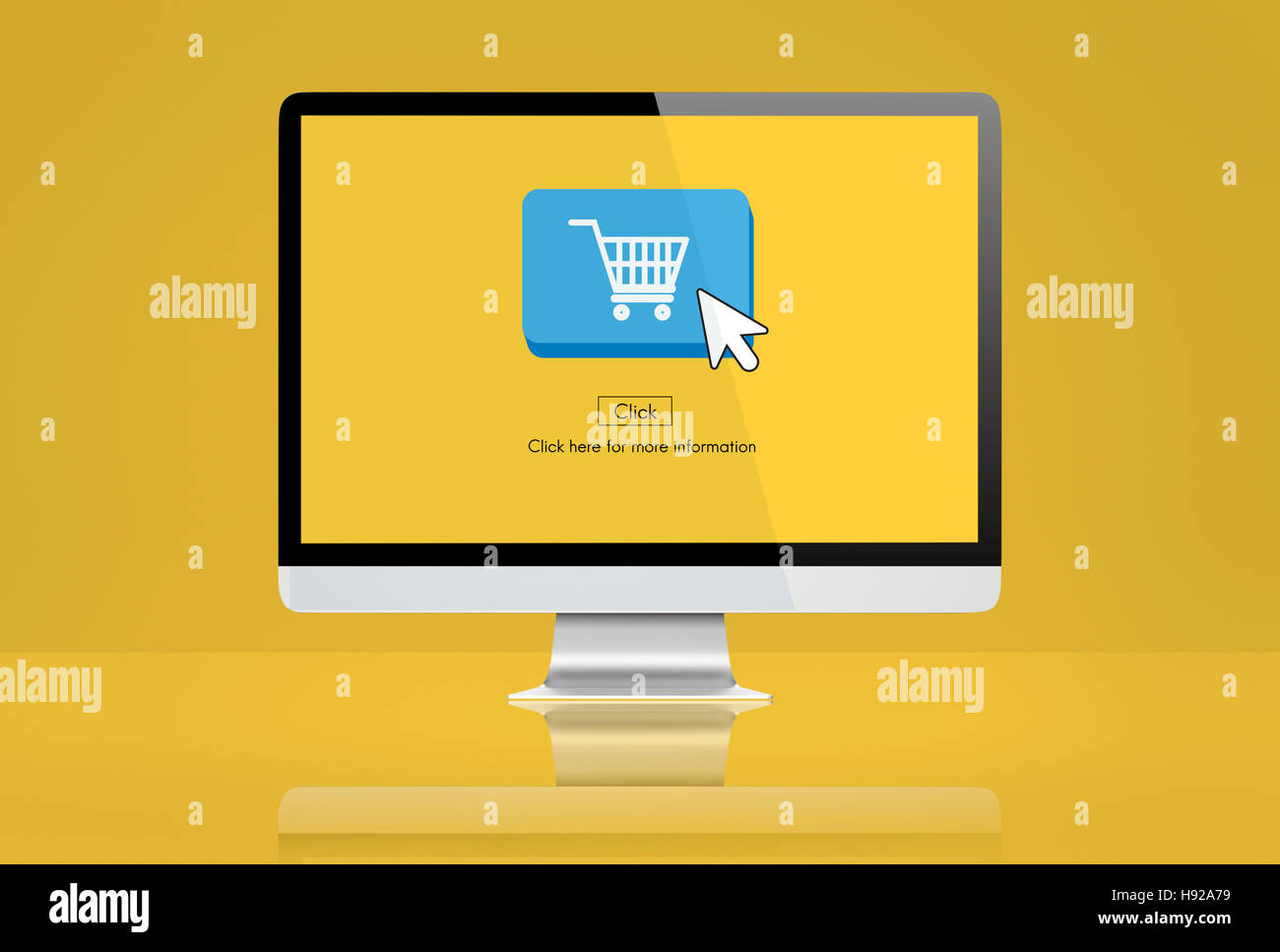 Shopping Online Retail Concept di acquisto Foto Stock