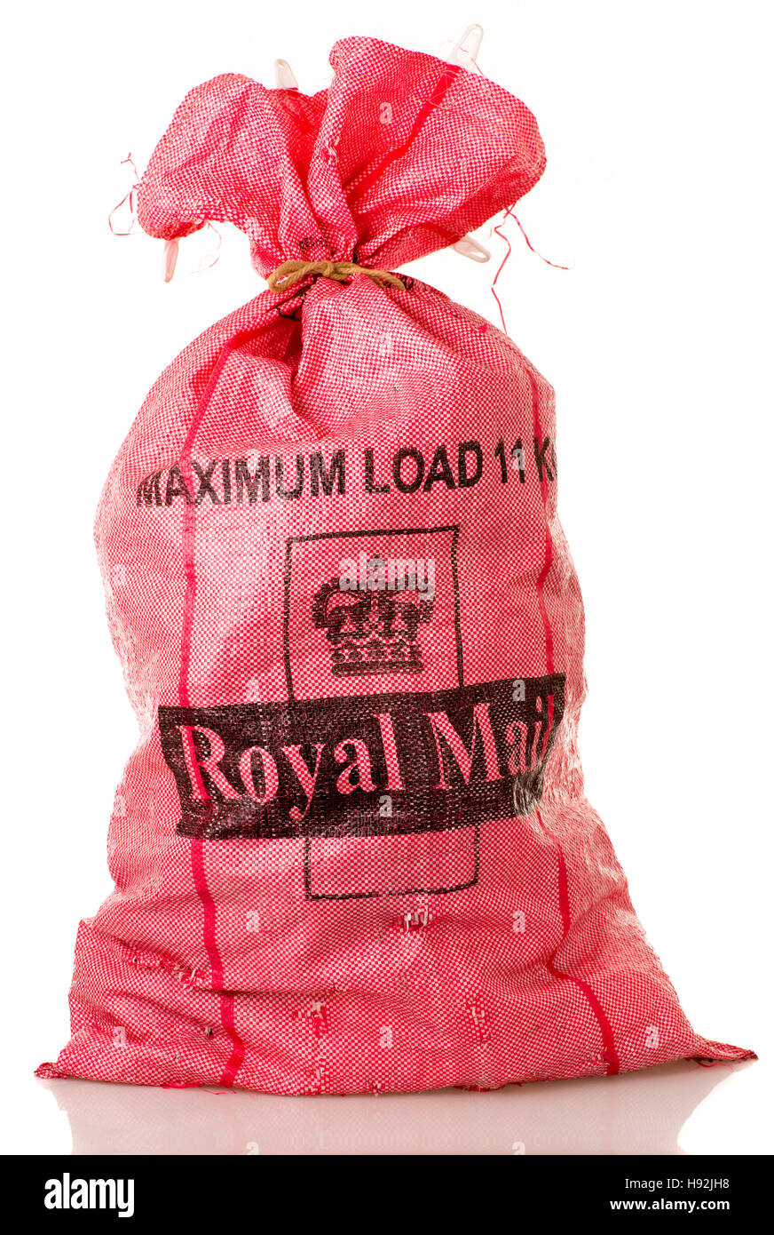 Royal Mail Sacco - Rosso Foto Stock