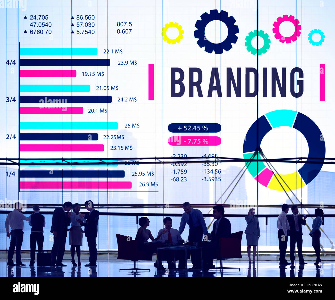 Branding del marchio Copyright Banner Pubblicitario Concept Foto Stock