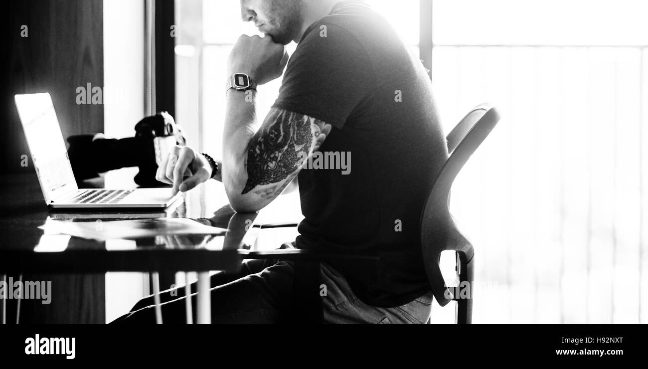 Contemporaneo di business Strategia aziendale concetto di impresa Foto Stock