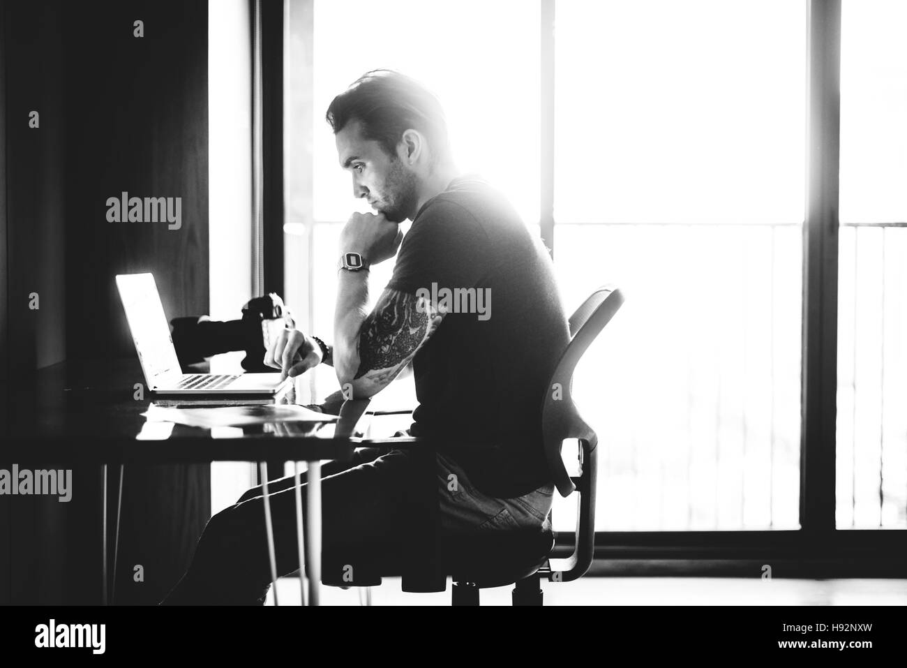 Contemporaneo di business Strategia aziendale concetto di impresa Foto Stock