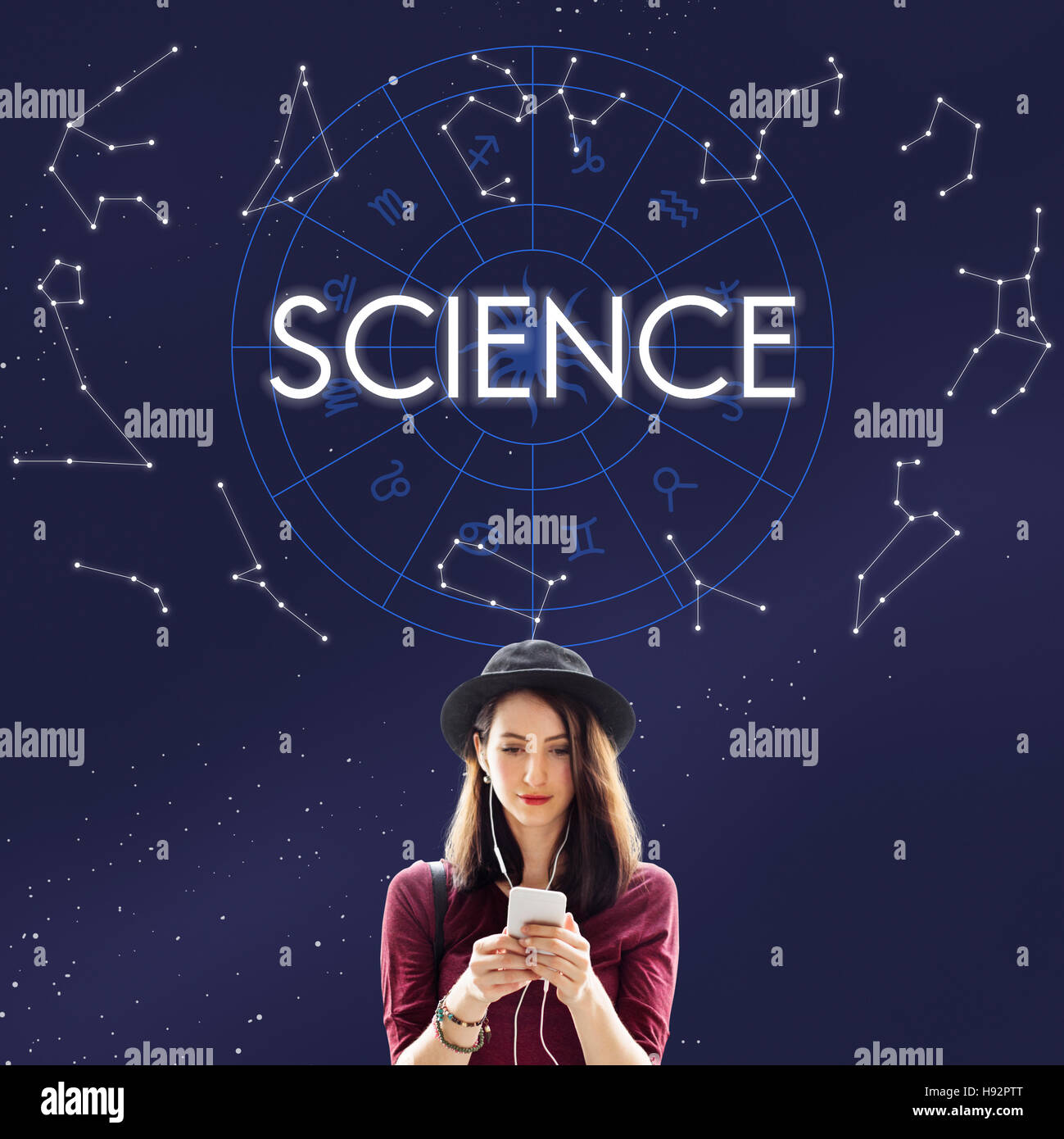 La scienza chimica di Agronomia educazione Nozione di studio Foto Stock