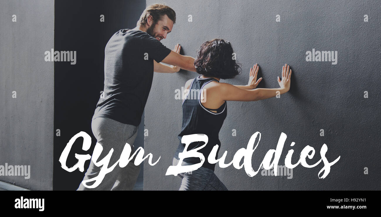 Esercizio allenamento Wellness Sport Concept Foto Stock