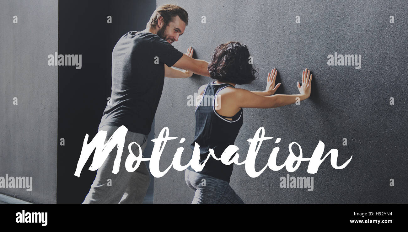 Esercizio allenamento Wellness Sport Concept Foto Stock