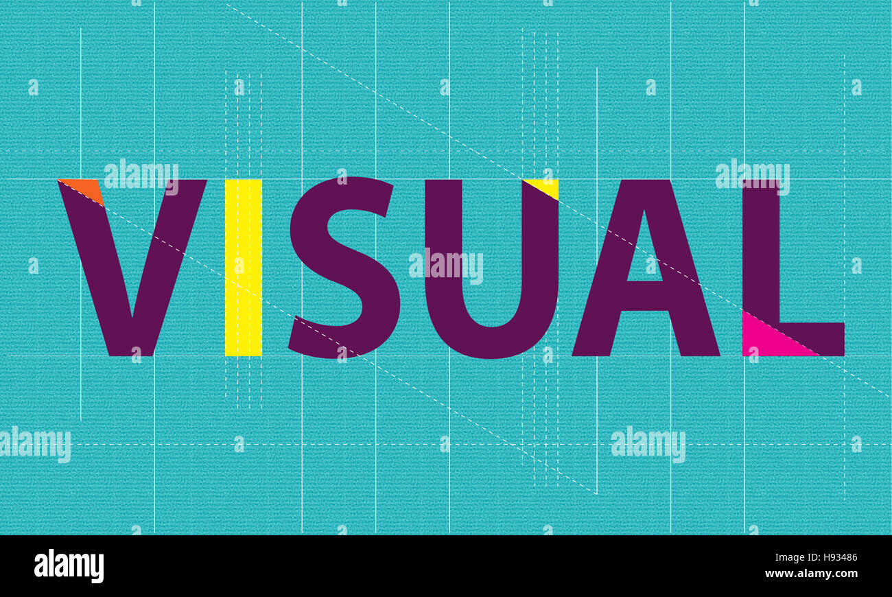 Visual Vision immaginazione concetto grafico Foto Stock