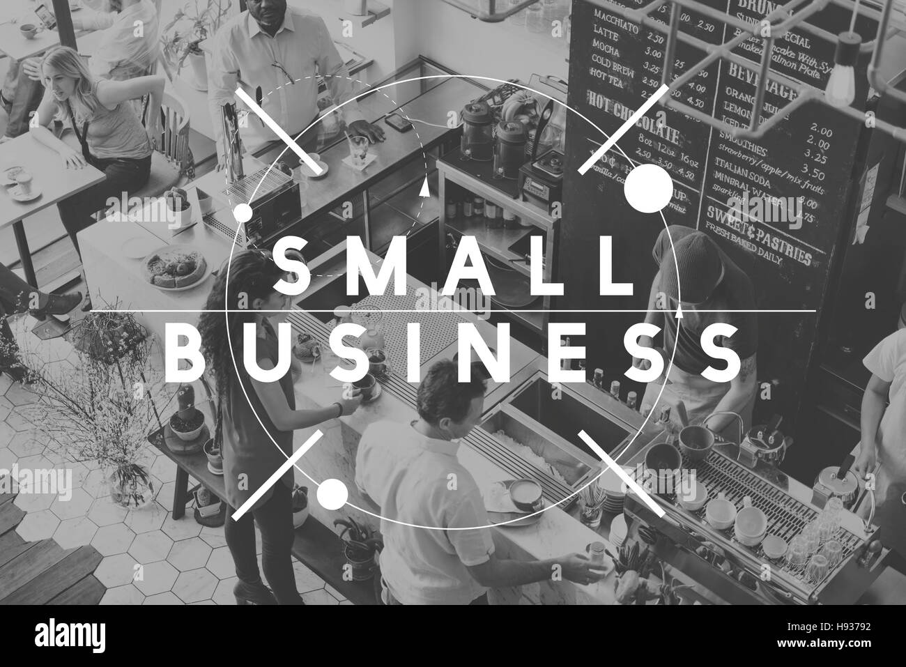 Small Business La Società idee per lo sviluppo di concept di avvio Foto Stock