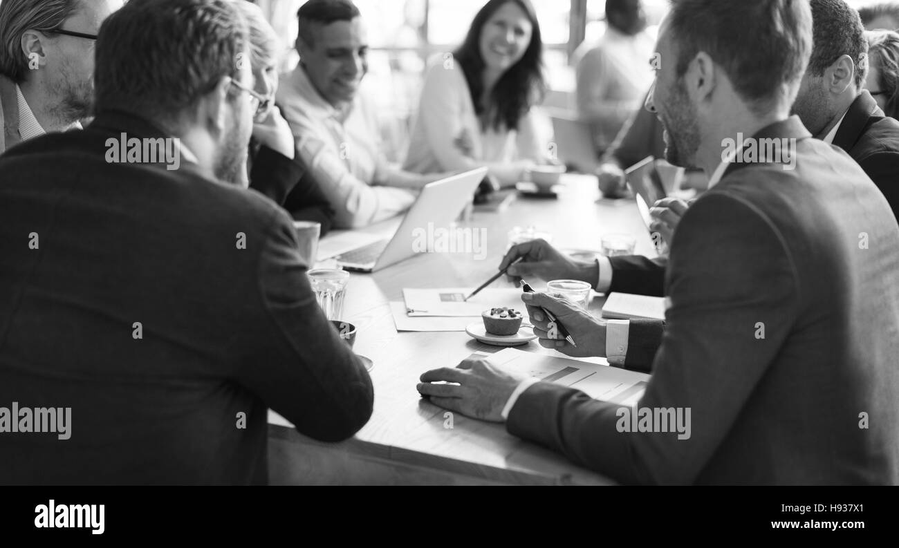 La gente di affari Conferenza incontro di discussione Concetto aziendale Foto Stock