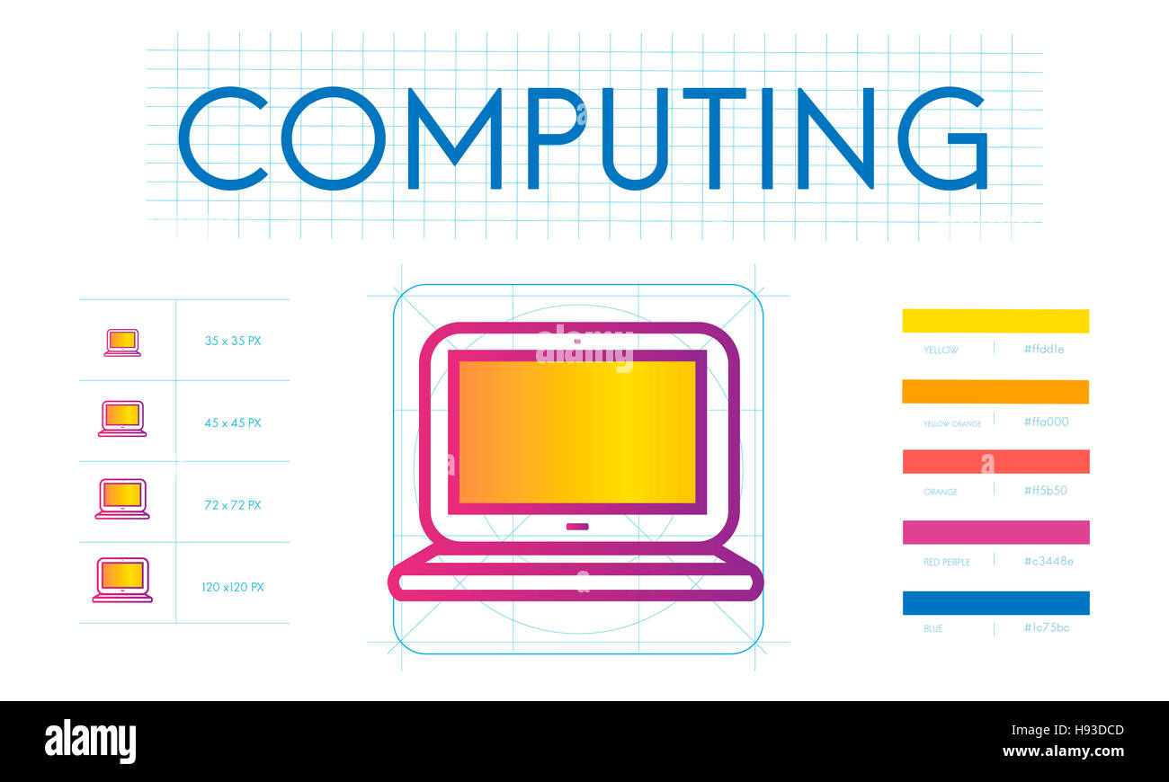 Dispositivi digitali innovazione concetto multimediale Foto Stock