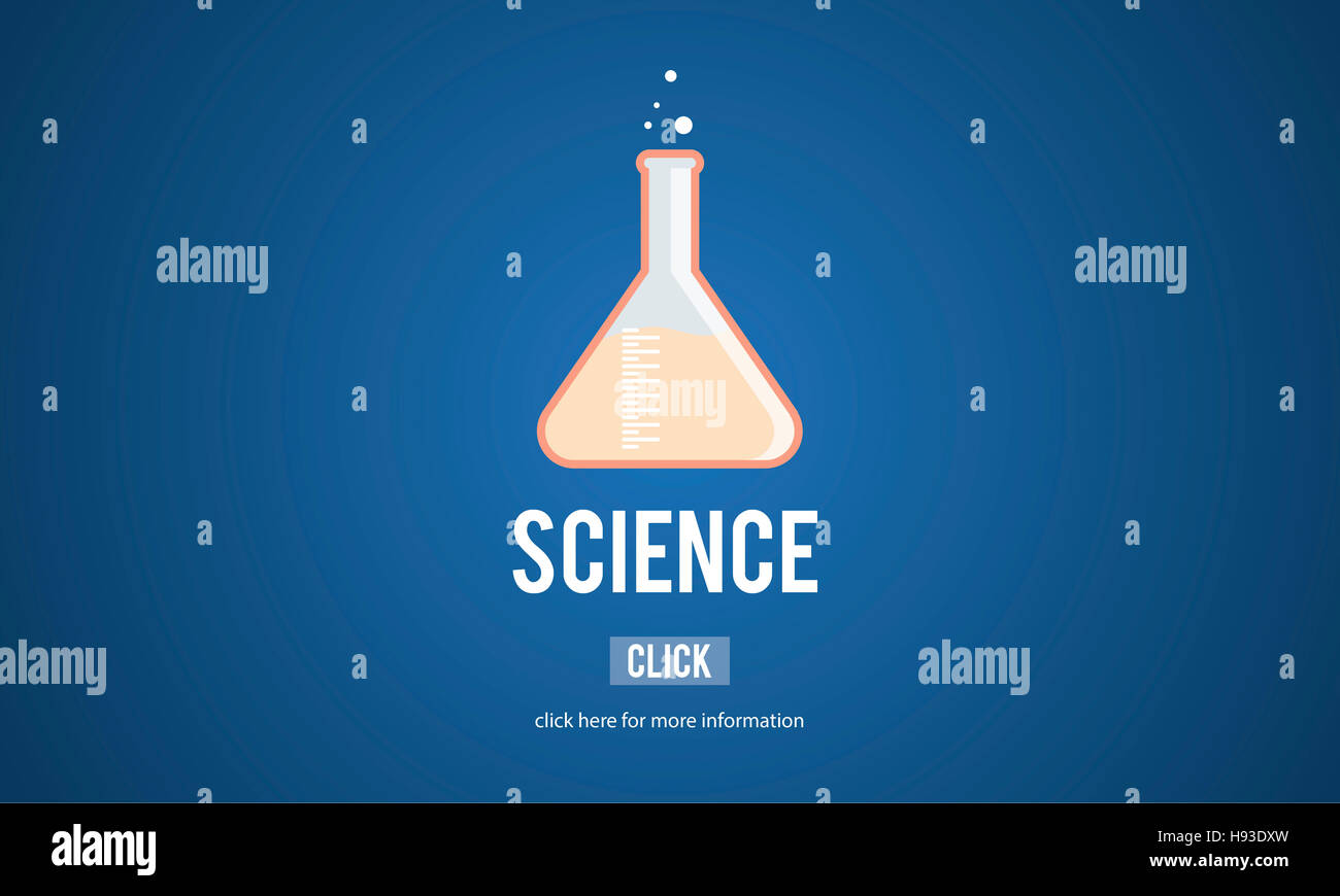 La scienza Biologia Chimica Fisica educazione Nozione di studio Foto Stock