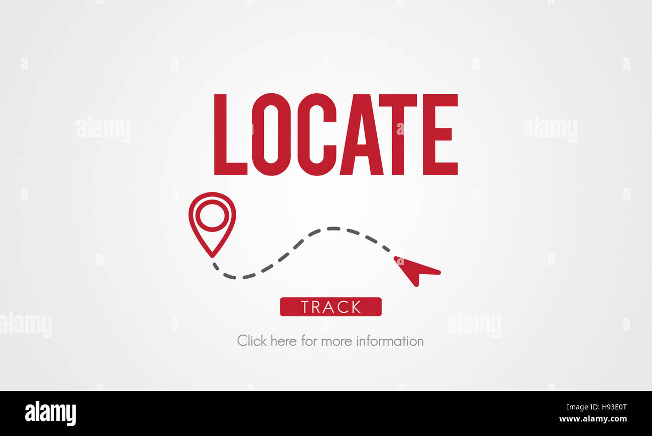 Navigazione GPS localizzatore città esplorare Concept Foto Stock