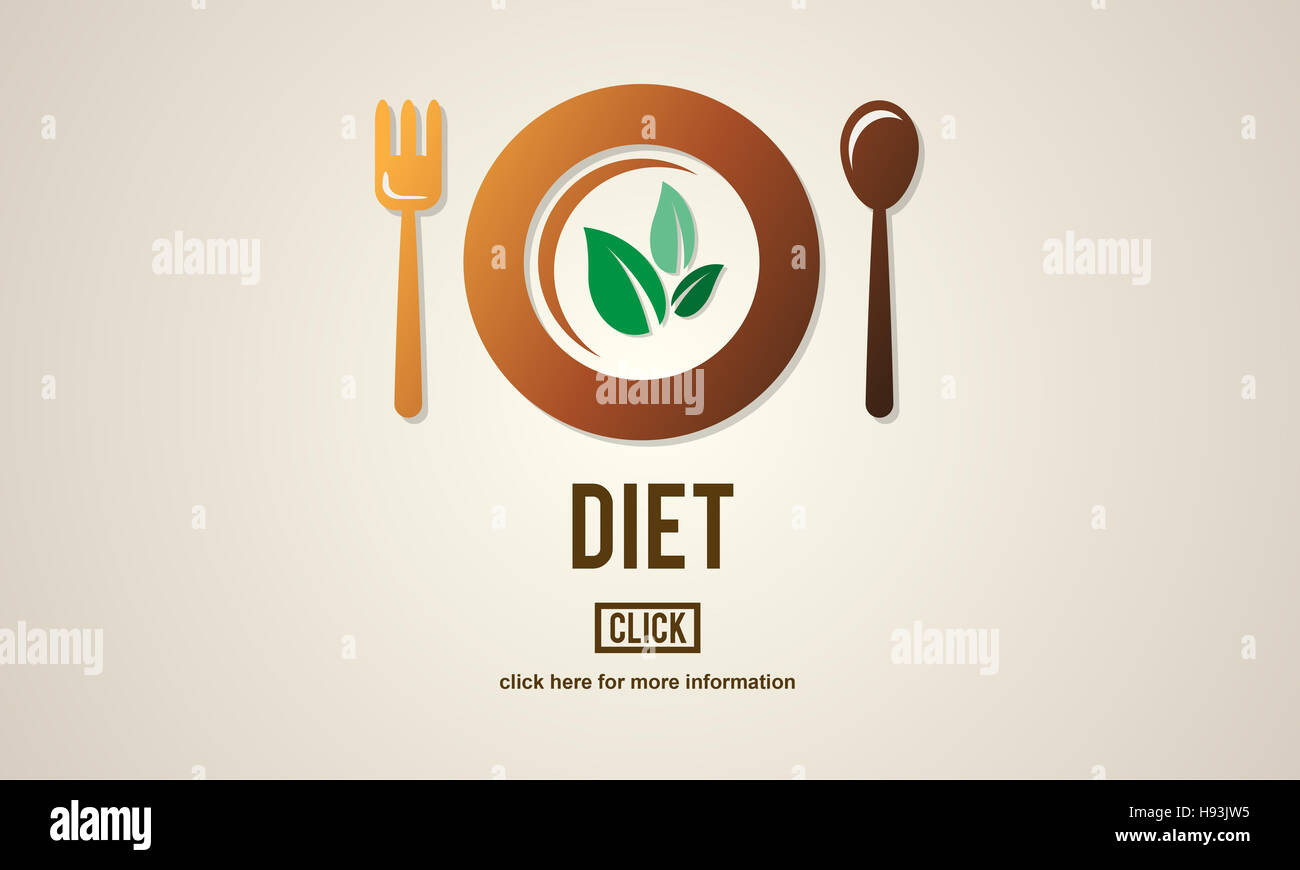 La dieta salute nutrizione vita abitudini alimentari concetto Foto Stock