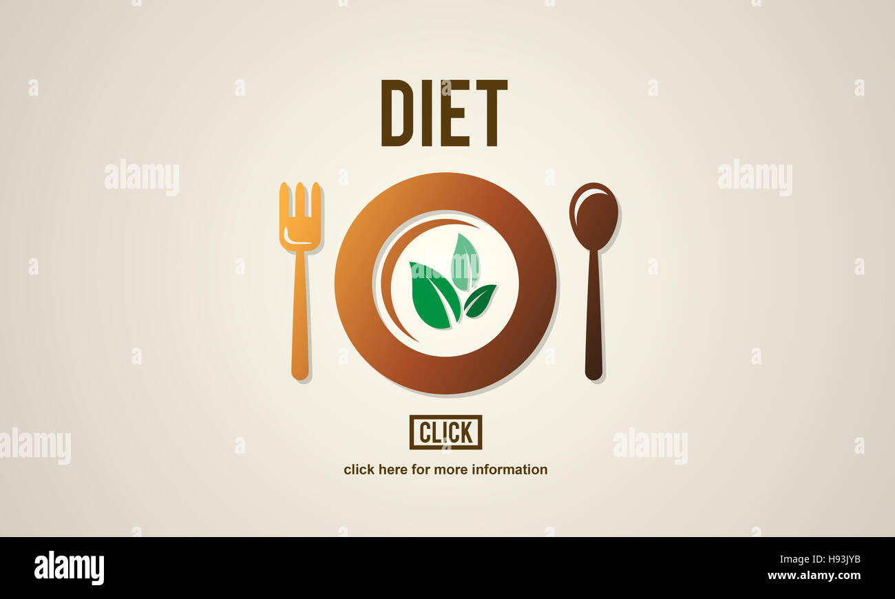 La dieta salute nutrizione vita abitudini alimentari concetto Foto Stock