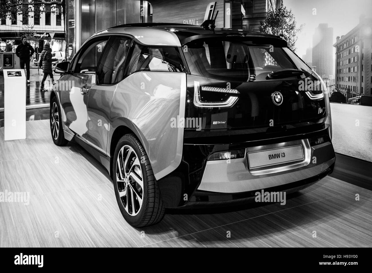 Showroom. La BMW i3 Foto Stock