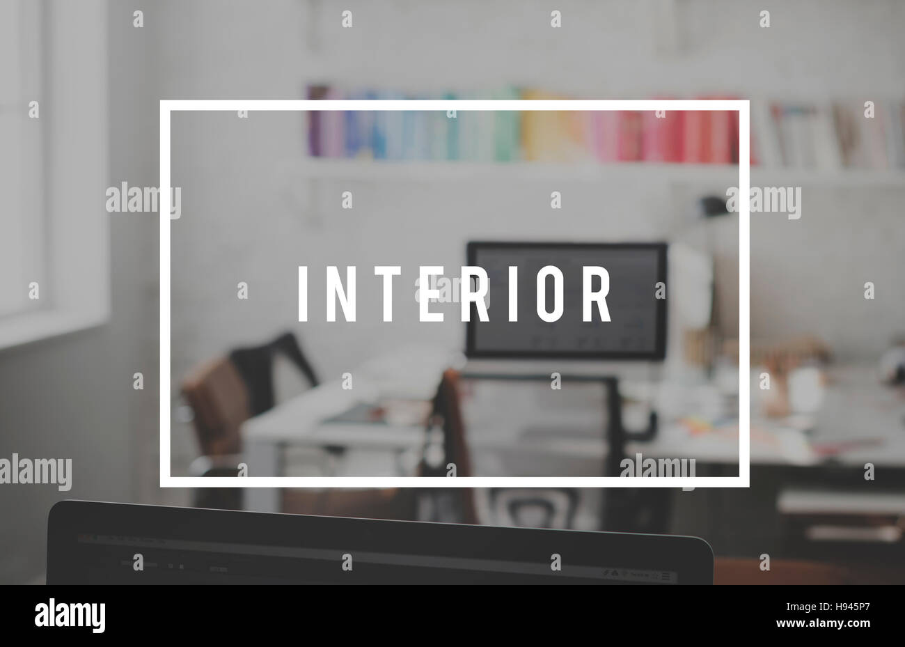 Interno all'interno decorazioni di Design Concept Foto Stock