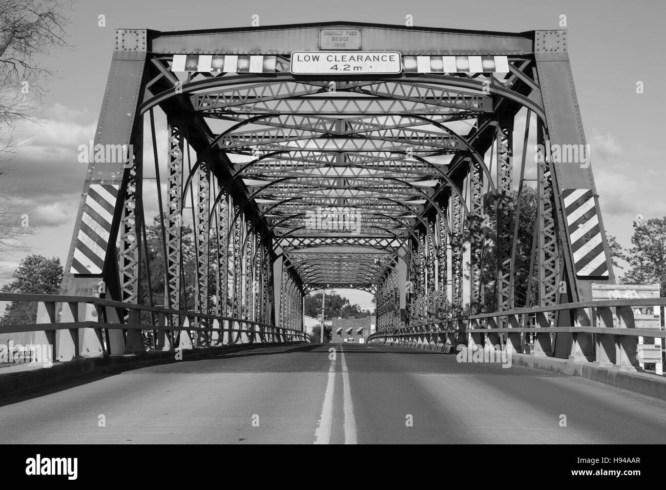 Il vecchio ponte Singleton, Singleton, Nuovo Galles del Sud, Australia. Foto Stock