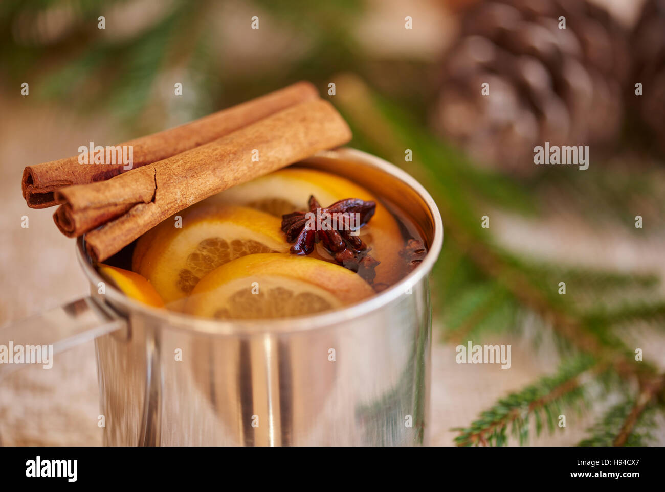 Davvero piacevole odore di bevande di Natale Foto Stock