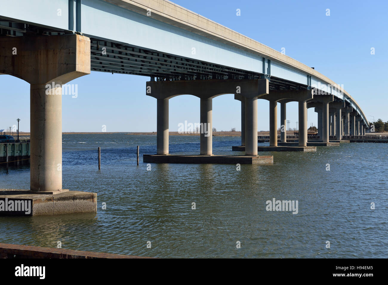 Brigantino Boulevard Bridge Atlantic City New Jersey Foto Stock