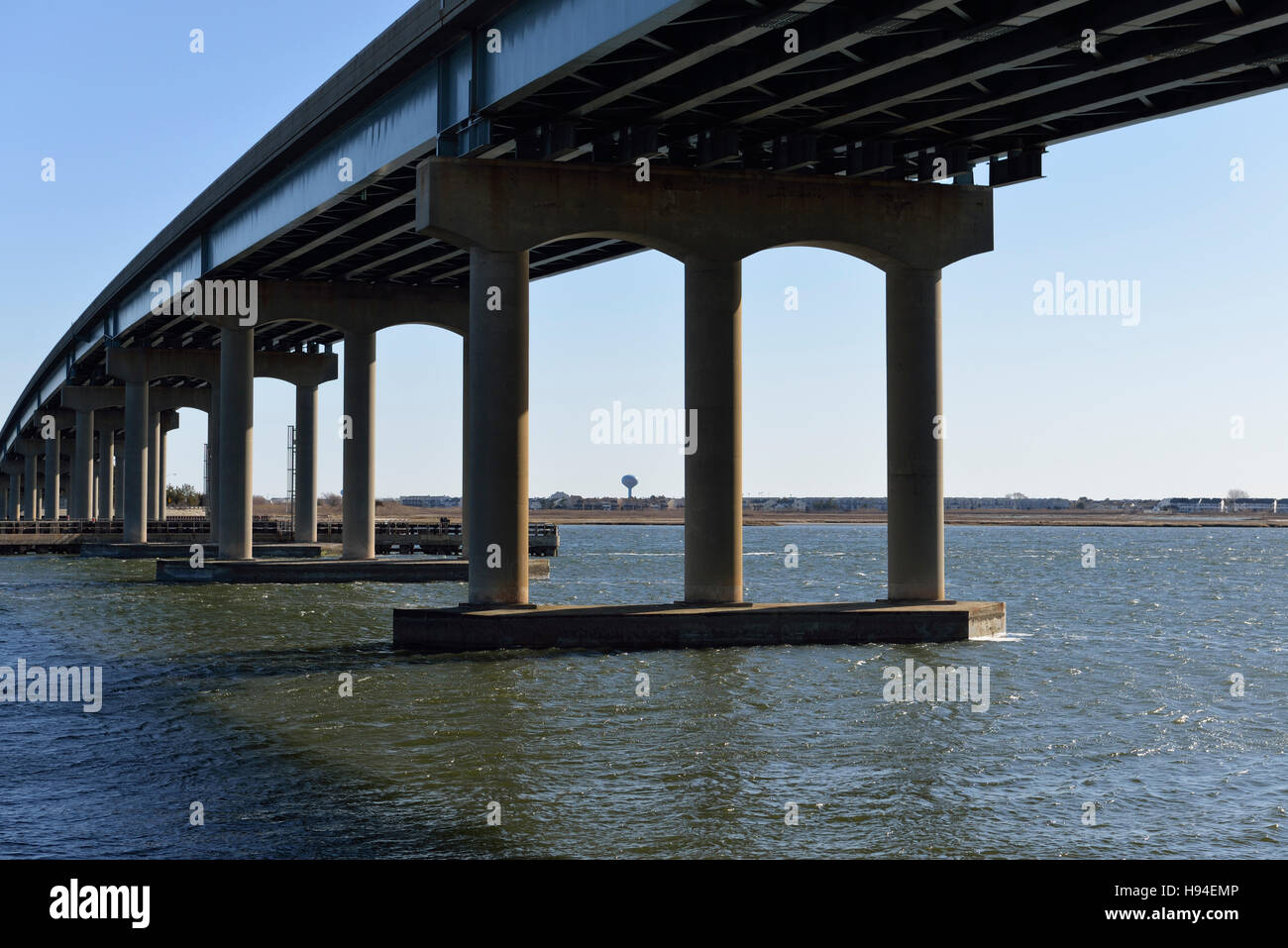 Brigantino Boulevard Bridge Atlantic City New Jersey Foto Stock