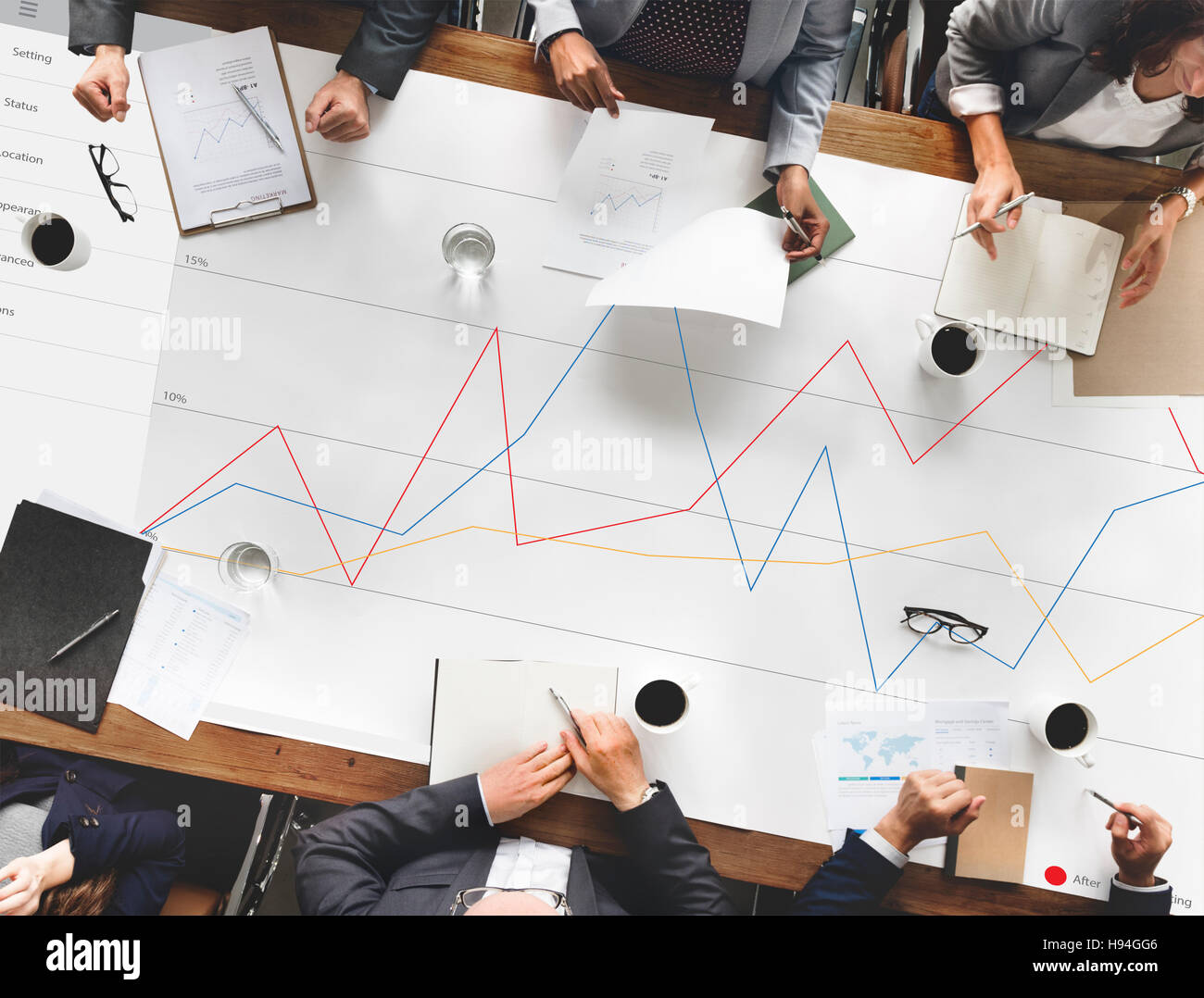 Business Feedback Risultati Sondaggio Revisione Concept Foto Stock