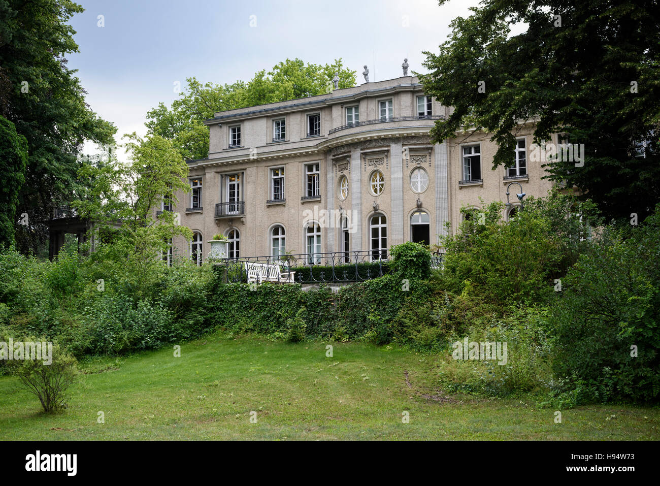 Berlino. Germania. Casa del Lago Wannsee Conferenza, Memorial e sito educativo. Foto Stock