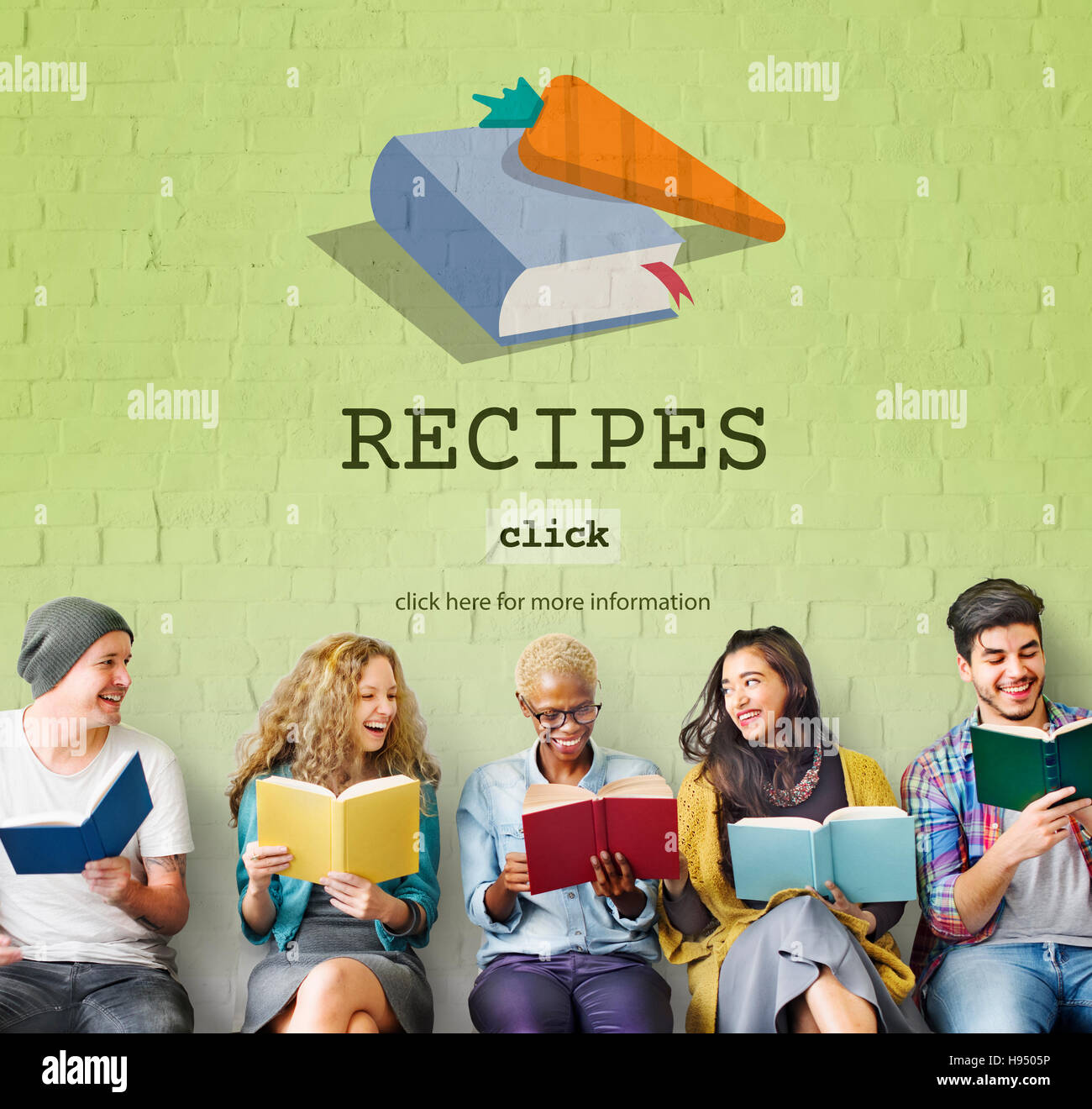 Ricette Menu alimentare Cafe Ristorante Concept Foto Stock