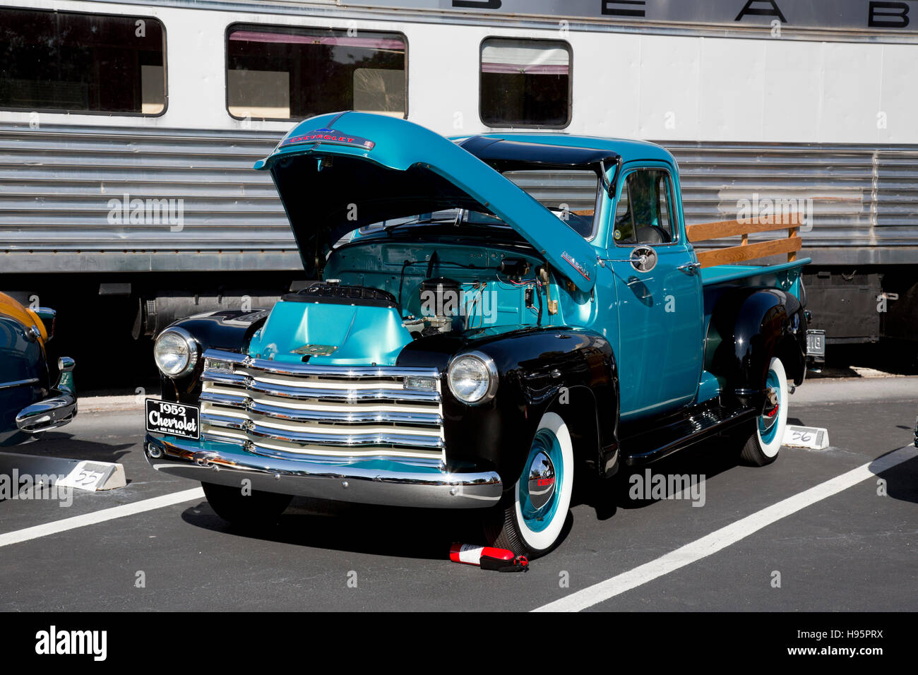 1952 Chevrolet pick-up truck a Naples-Marco Island Show in Naples, Florida Foto Stock