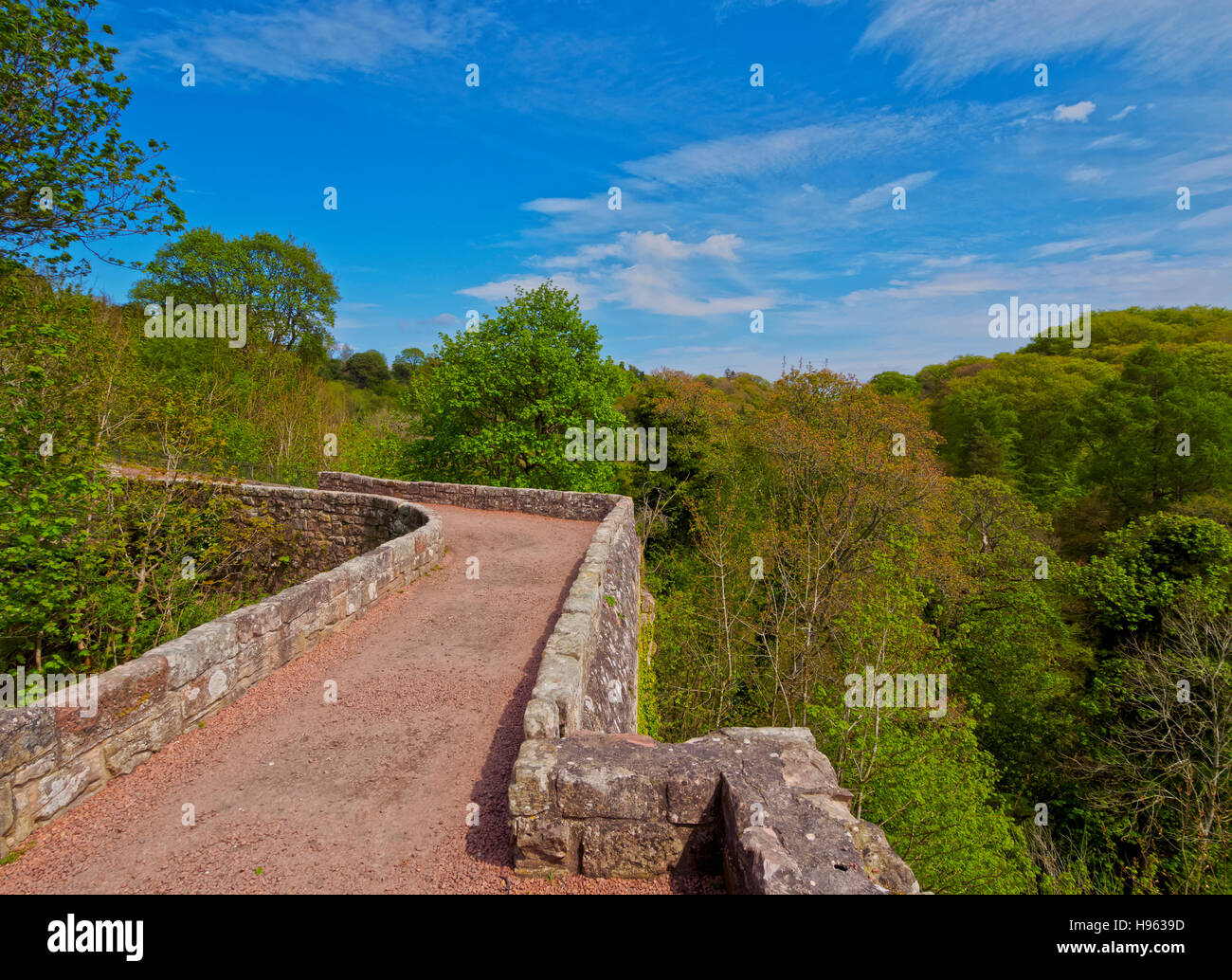Regno Unito, Scozia, Midothian, Area di Edimburgo, Roslin, in vista del castello di Rosslyn. Foto Stock