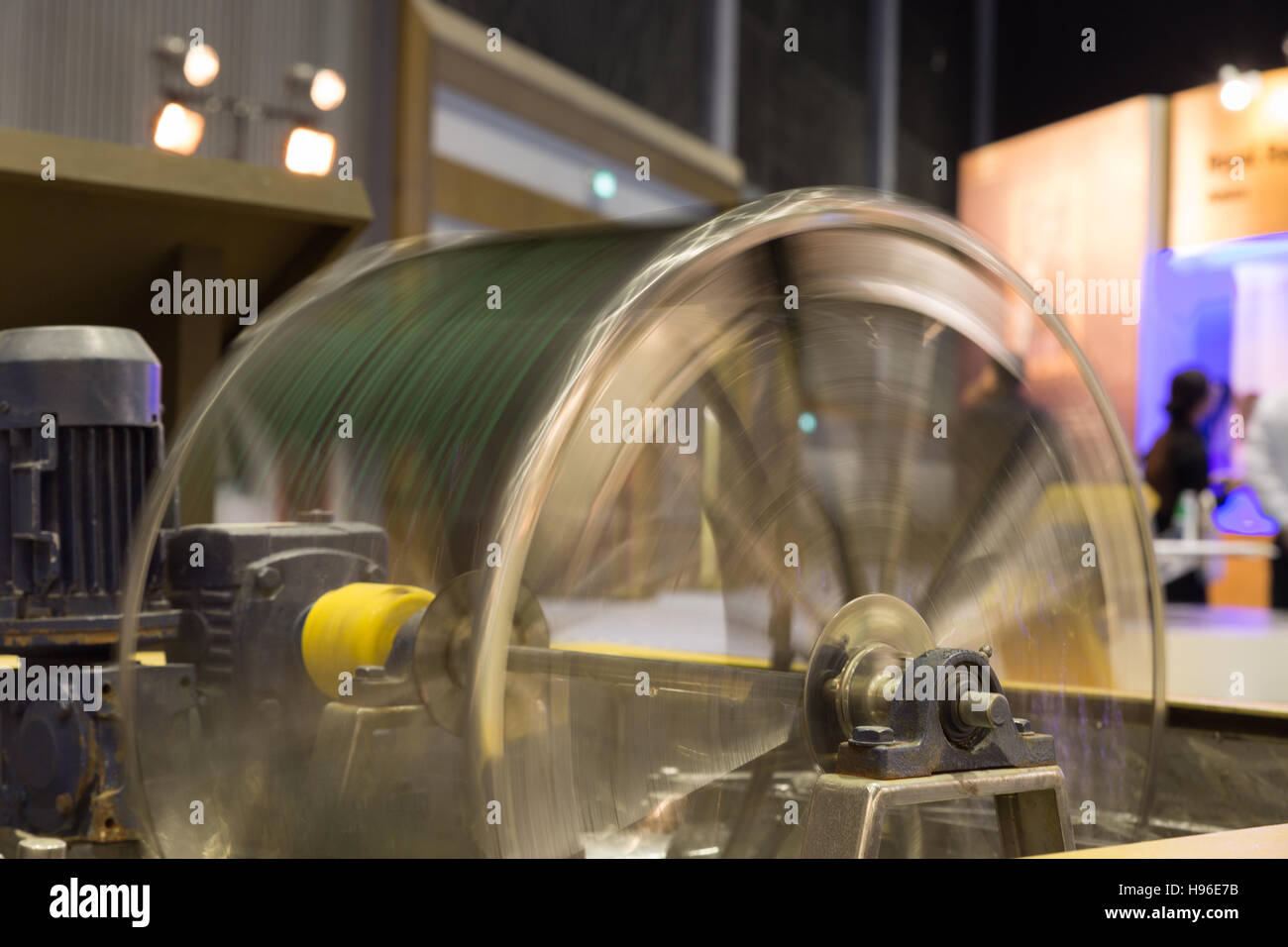 Turbina di acqua per aumentare l'ossigeno dell'acqua Foto Stock