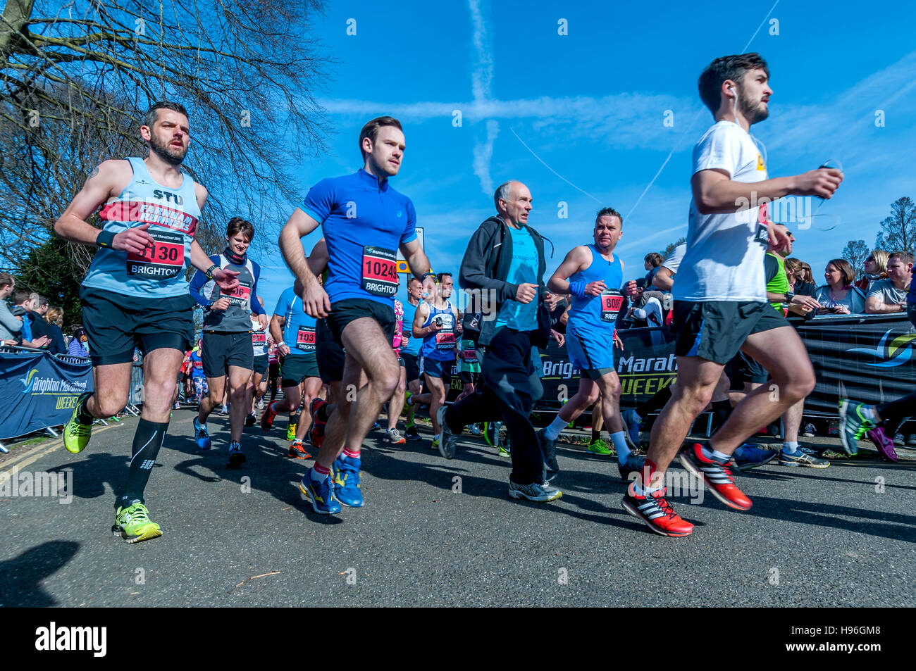 Maratona di Brighton Foto Stock