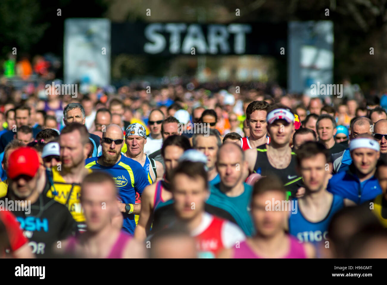 Maratona di Brighton Foto Stock