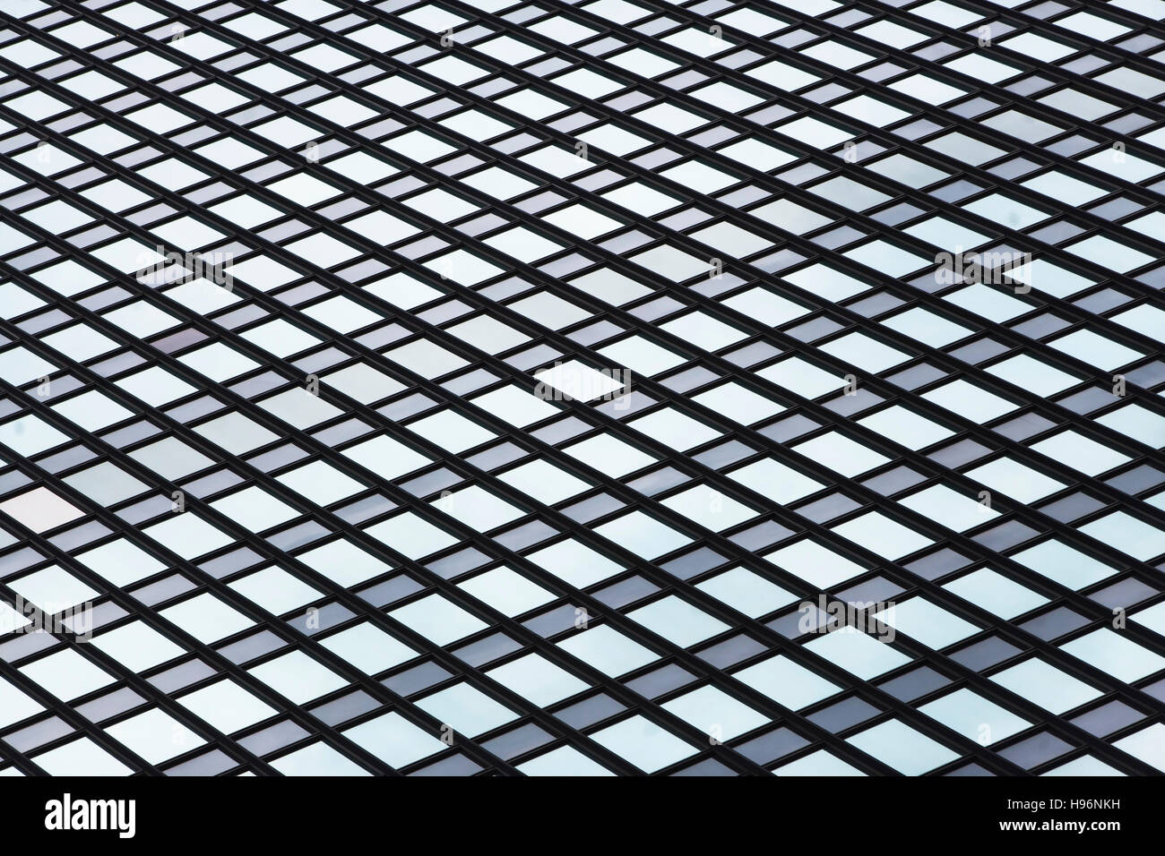 Stati Uniti d'America, nello Stato di New York, New York City, e moderno grattacielo Foto Stock