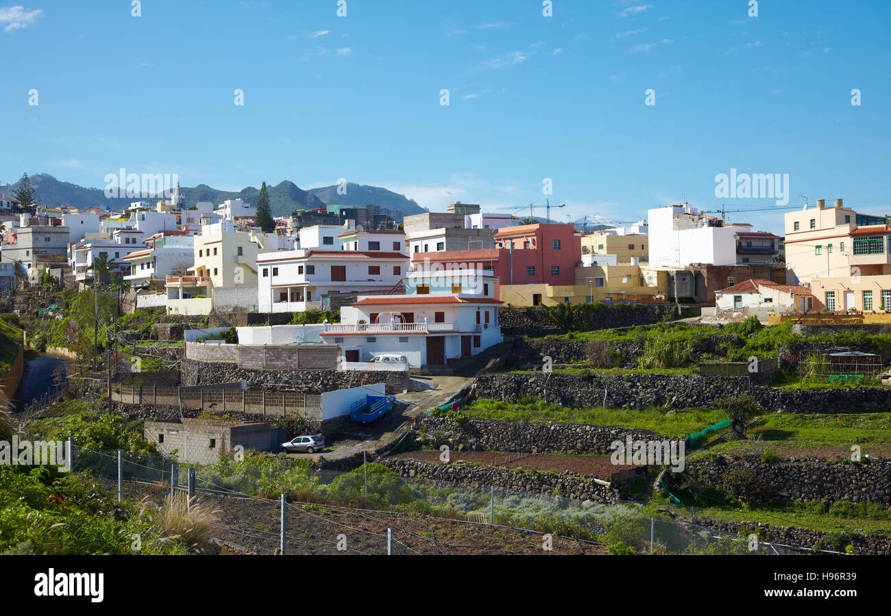 Borgo Milano, Tenerife, Spagna Foto Stock