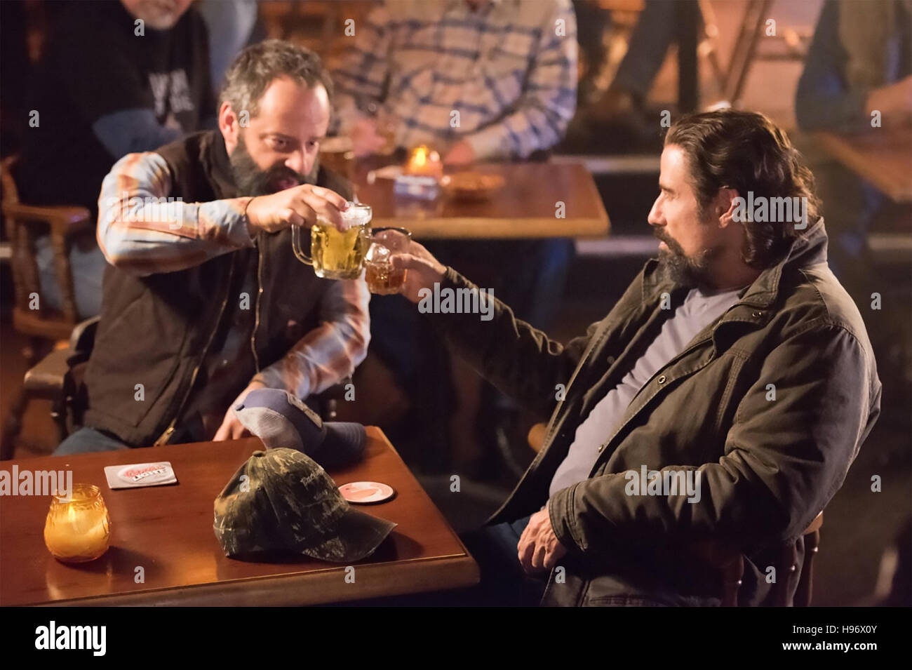 La vita sulla linea 2015 Marro Films Production con John Travolta a destra e Gil soffietto Foto Stock