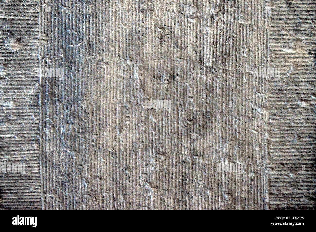 Muro grigio allineare in corrispondenza del bordo in senso orizzontale e verticale Foto Stock