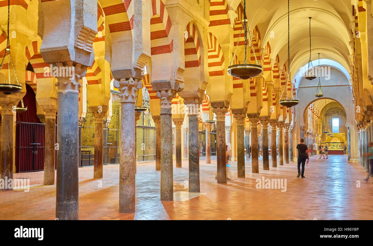 Moschea cattedrale di Cordoba, Andalusia, Spagna Foto Stock