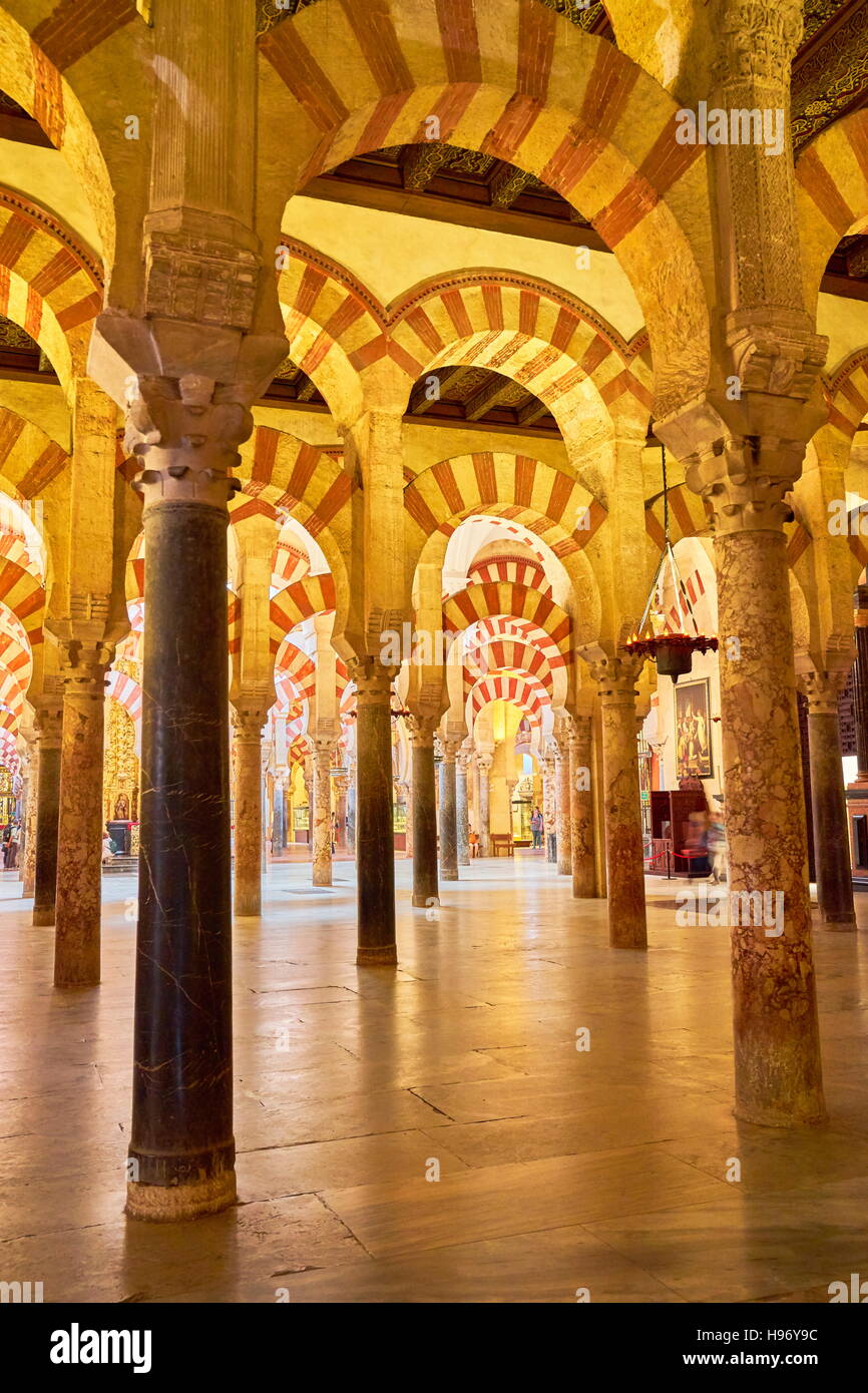 Moschea cattedrale di Cordoba, Andalusia, Spagna Foto Stock