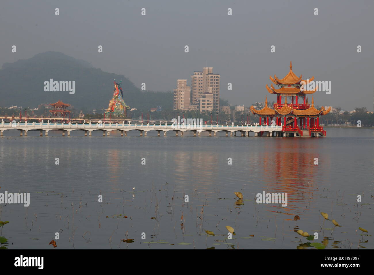 Stile cinese pavilion Foto Stock