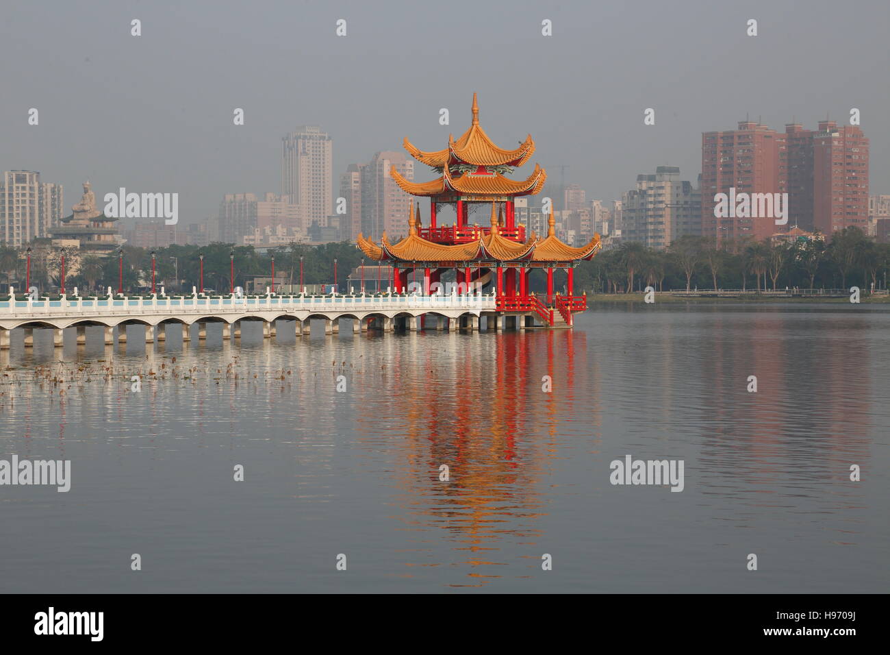 Stile cinese pavilion Foto Stock