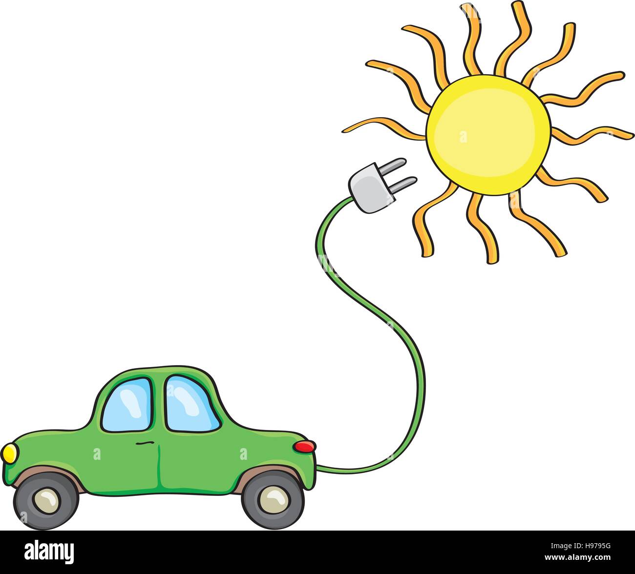 alternativa auto Illustrazione Vettoriale